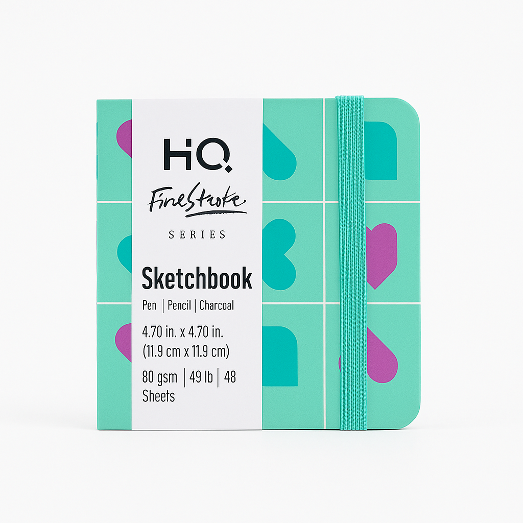 A6 Pocket Sketch Pads | Pack of 5, 48 Sheets Each | Portable Artist Pads for Pencil, Pen & Charcoal | Great for Art & Creativity