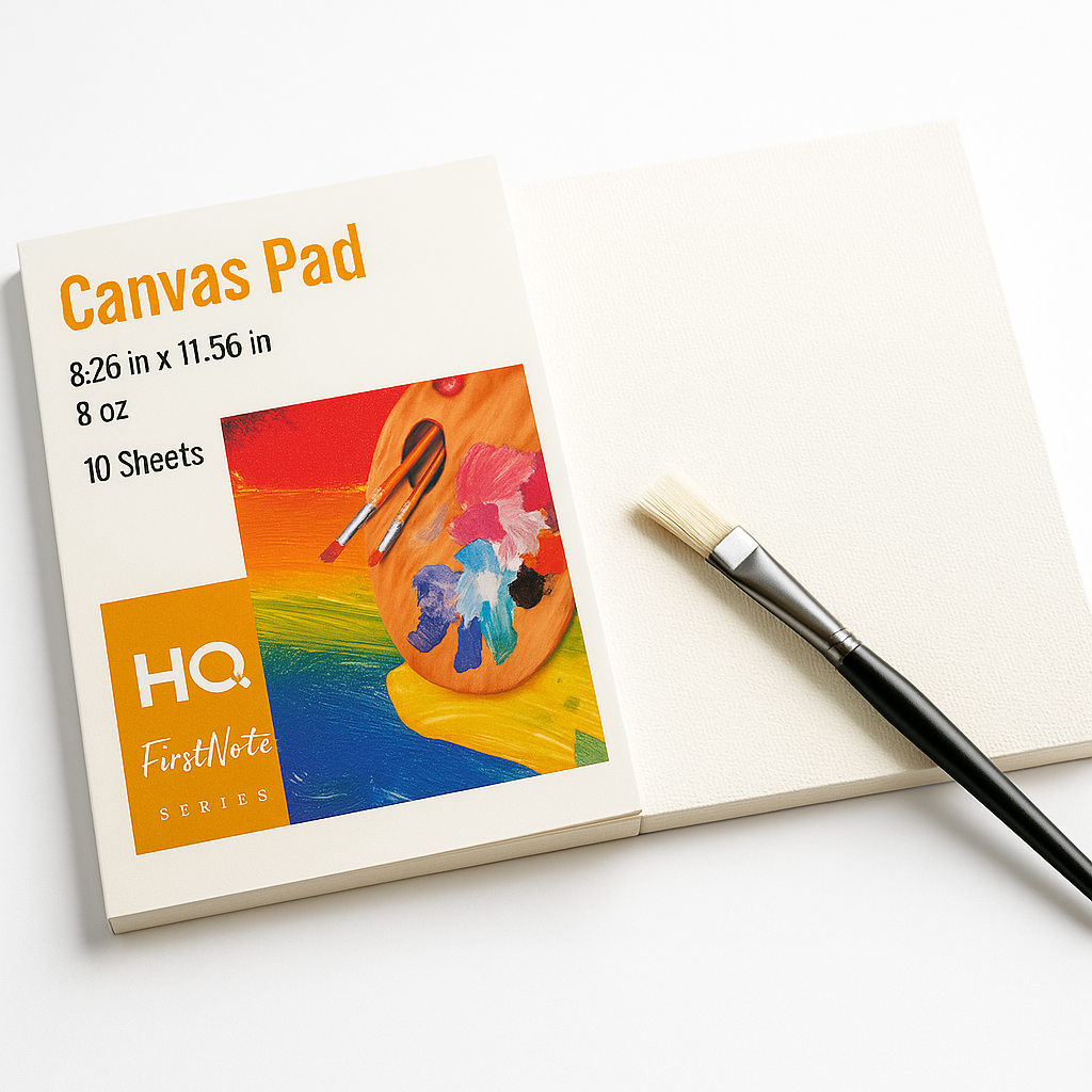 Canvas Pad | 8.26x11.69 Inch, 10 Sheets | Suitable for Pen, Pencil, Marker, Acrylic, Ink & Charcoal | Ideal for Artists & Students