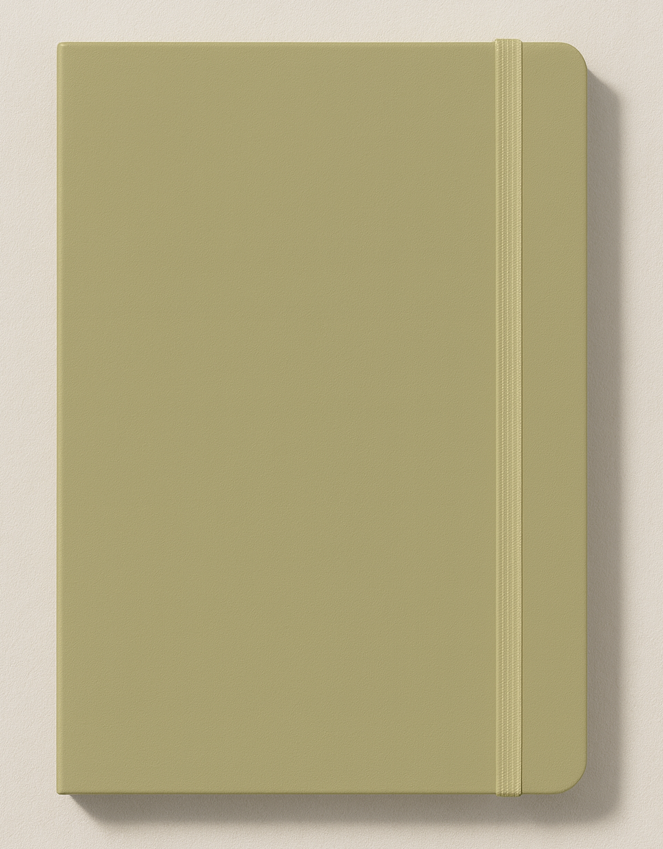 PU Leather Bullet Journal – Dotted Notebook 6x8” | 192 Pages, 100 GSM Thick Paper,Premium A5 Journal for Writing, Planning & Creativity – Black