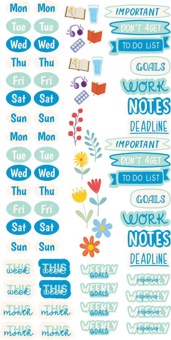 Removable Pen Holder Journal –  6x8” PU Thermoplastic Notebook, 192 Lined Sheets, Rounded Edges, Includes Stickers, Stencils & Accessories