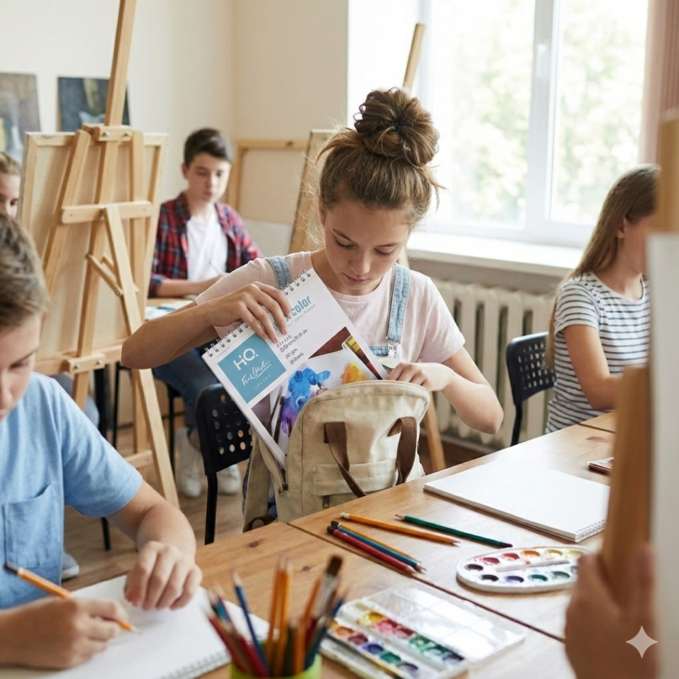 Watercolor Sketch Pad | 8.26x11.69 Inch, 30 Sheets, 295 GSM | Suitable for Pen, Pencil, Marker, Acrylic & Watercolor | Ideal for Artists & Students